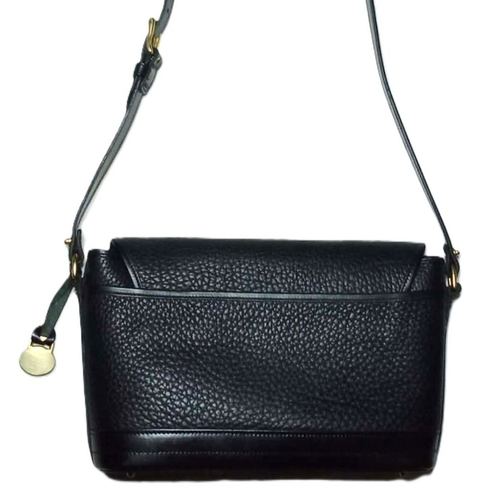 Rare VIntage Dooney & Bourke East/West Shoulder Bag P174 in Black - Picture 2 of 13